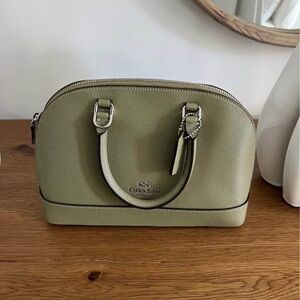 Coach Sage Green Satchel Bag